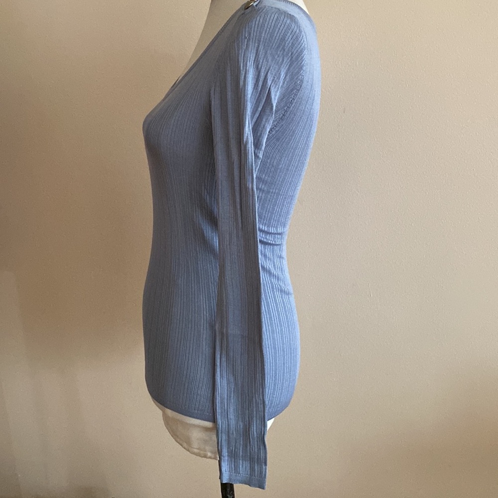 NWT Auth VALENTINO knitted TOP/Sweater/blouse 100% Silk sz S/6-US/42 Italy - Picture 4 of 9
